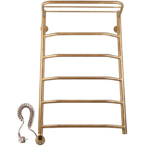 Изображение товара Полотенцесушитель электрический Secado Агата 3 4603777462017/4603777462024, ширина 40 см, высота 80 см, ТЭН слева/справа, с полкой, цвет бронза