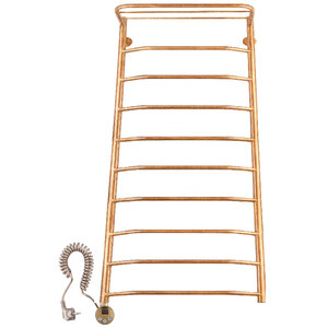 Изображение товара Полотенцесушитель электрический Secado Агата 3 4603777469672/4603777469733, ширина 50 см, высота 120 см, ТЭН слева/справа, с полкой, цвет бронза