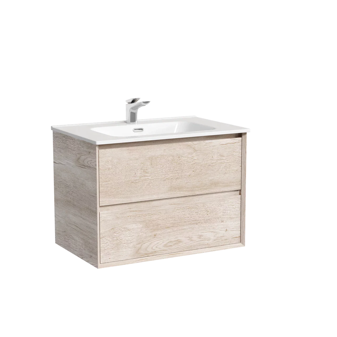 Изображение товара Подвесная тумба под раковину Sancos Marmi 2.0 MR2.070EG, 70 см, дуб галифакс натуральный
