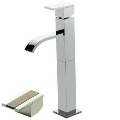Изображение товара Смеситель для раковины Bandini Ice Cube 2 750320PN03LT хром/никель/матьовый никель, однорычажный, И