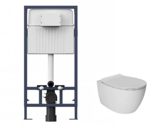 Изображение товара Инсталляция Am.Pm ProC для подвесного унитаза и комплект Смеситель монтированный в комплекте