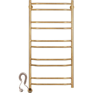 Изображение товара Полотенцесушитель электрический Secado Агата 4 4603777462178/4603777462185, ширина 40 см, высота 100 см, ТЭН слева/справа, цвет бронза