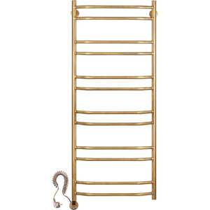 Изображение товара Полотенцесушитель электрический Secado Агата 4 4603777462192/4603777462208, ширина 40 см, высота 120 см, ТЭН слева/справа, цвет бронза