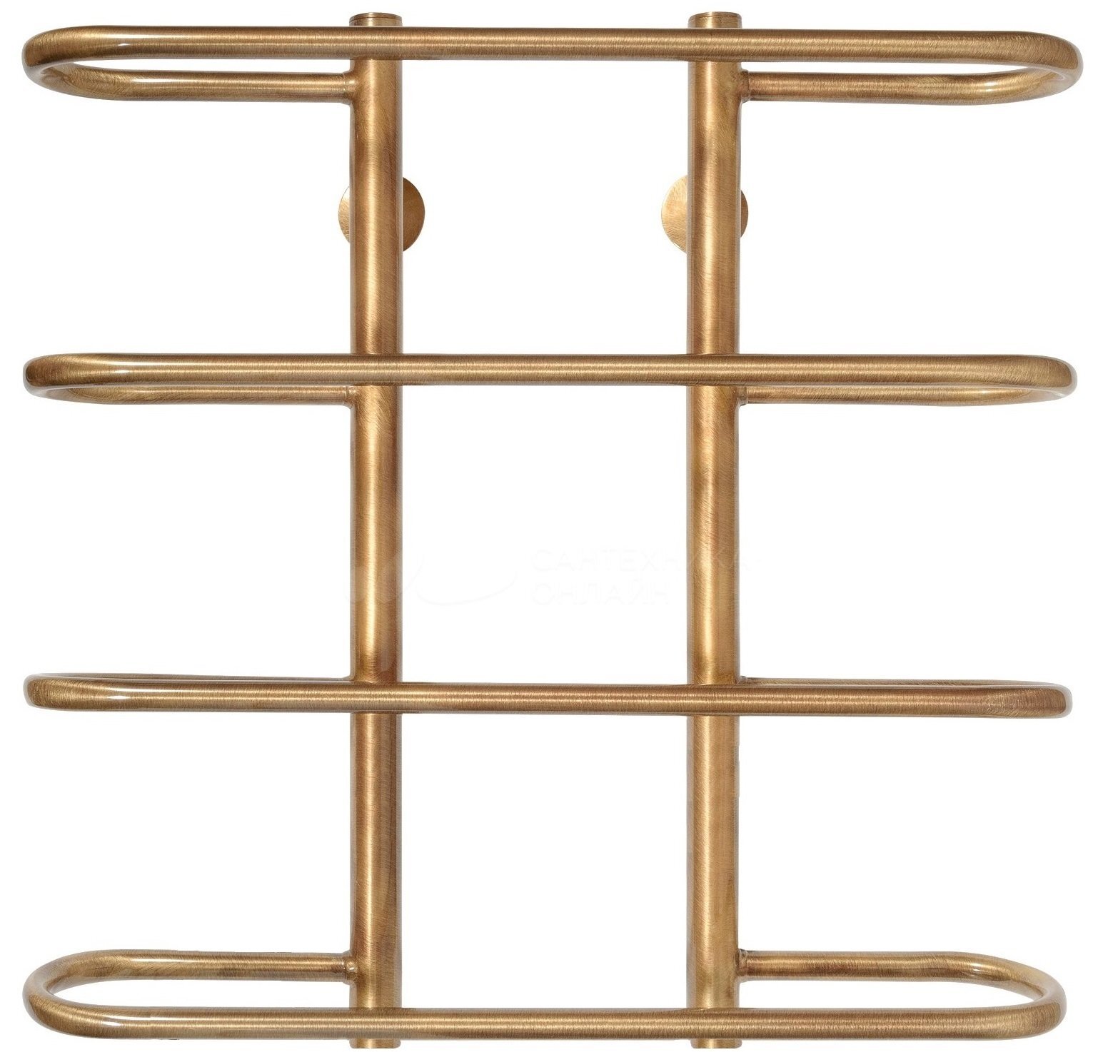 Изображение товара Полотенцесушитель водяной Secado Венеция, 4603777460488, 40x60x20, ширина 40 см, высота 66.5 см, бронза