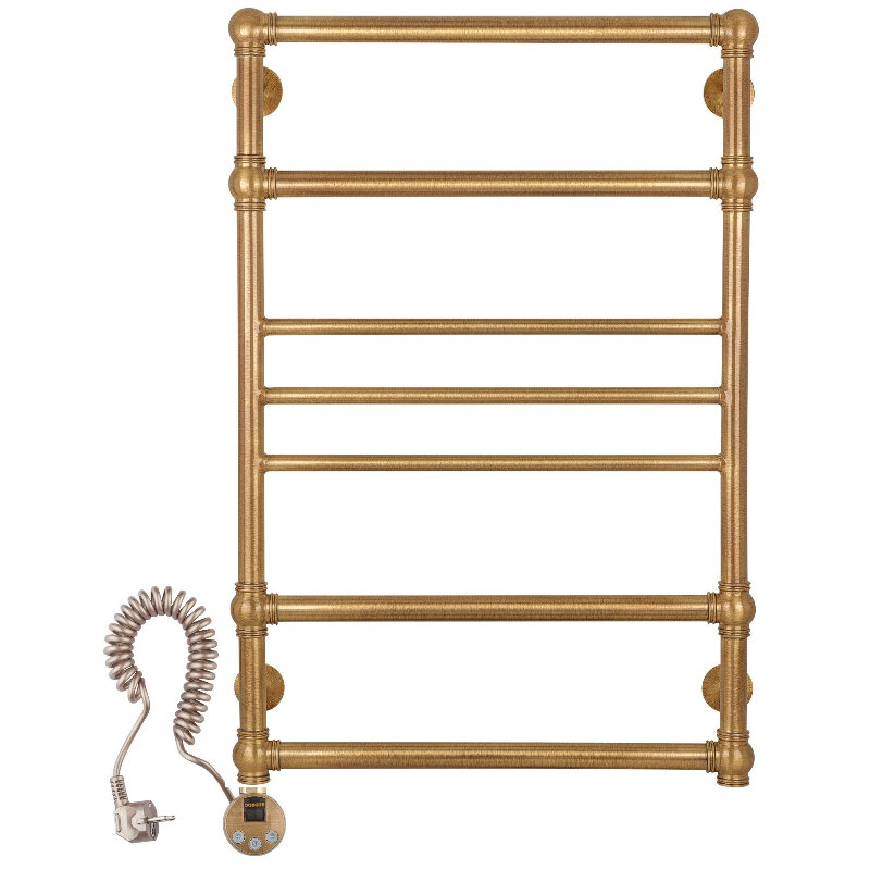 Изображение товара Полотенцесушитель электрический Secado Бароло 4603759404738/4603777465476, ширина 60 см, высота 80 см, ТЭН слева/справа, цвет бронза
