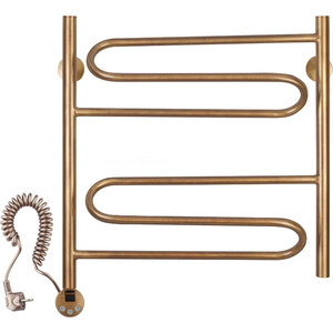 Изображение товара Полотенцесушитель электрический Secado Валенсия 4603777477813/4603777464462, ширина 50 см, высота 60 см, ТЭН слева/справа, цвет бронза