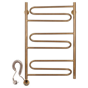 Изображение товара Полотенцесушитель электрический Secado Валенсия 4603777464516/4603777464523, ширина 60 см, высота 80 см, ТЭН слева/справа, цвет бронза