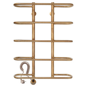 Изображение товара Полотенцесушитель электрический Secado Венеция 4603777465513/4603777465520, ширина 40 см, высота 80 см, ТЭН слева/справа, цвет бронза