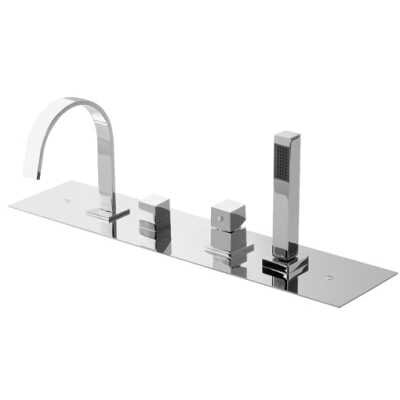Изображение товара Смеситель Bandini Ice Cube 2 для ванны и душа никель хром 766140PN04
