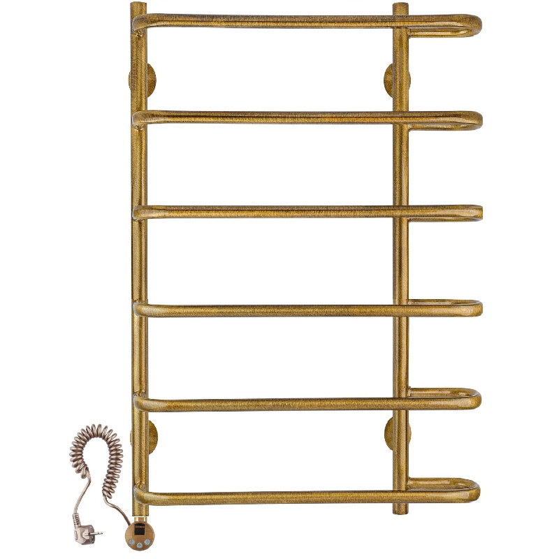 Изображение товара Полотенцесушитель электрический Secado Венеция 2 4603777465667/4603777465674, ширина 40 см, высота 80 см, ТЭН слева/справа, цвет бронза