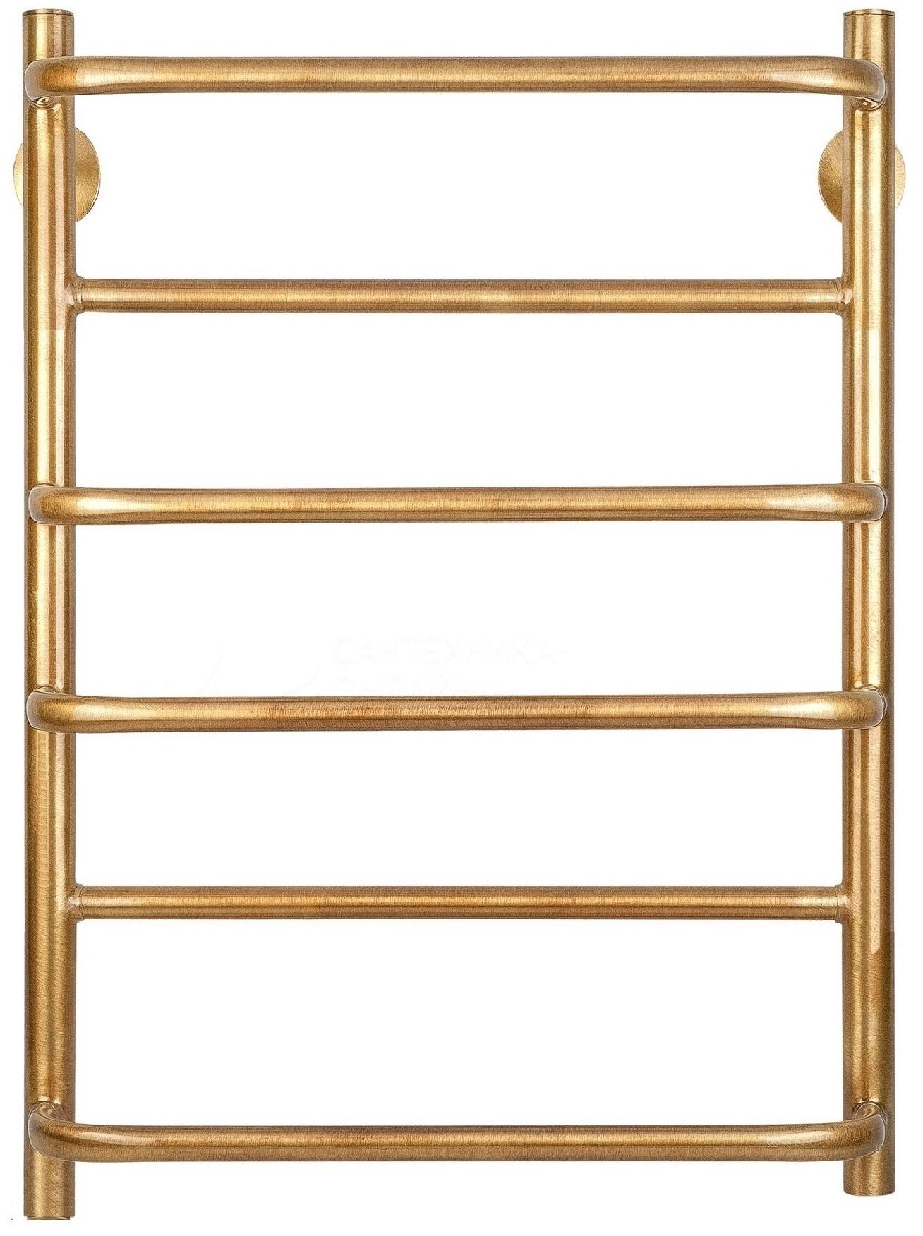 Изображение товара Водяной полотенцесушитель Secado Верона 1 6 перекладин бронза 43.2x76.5 см