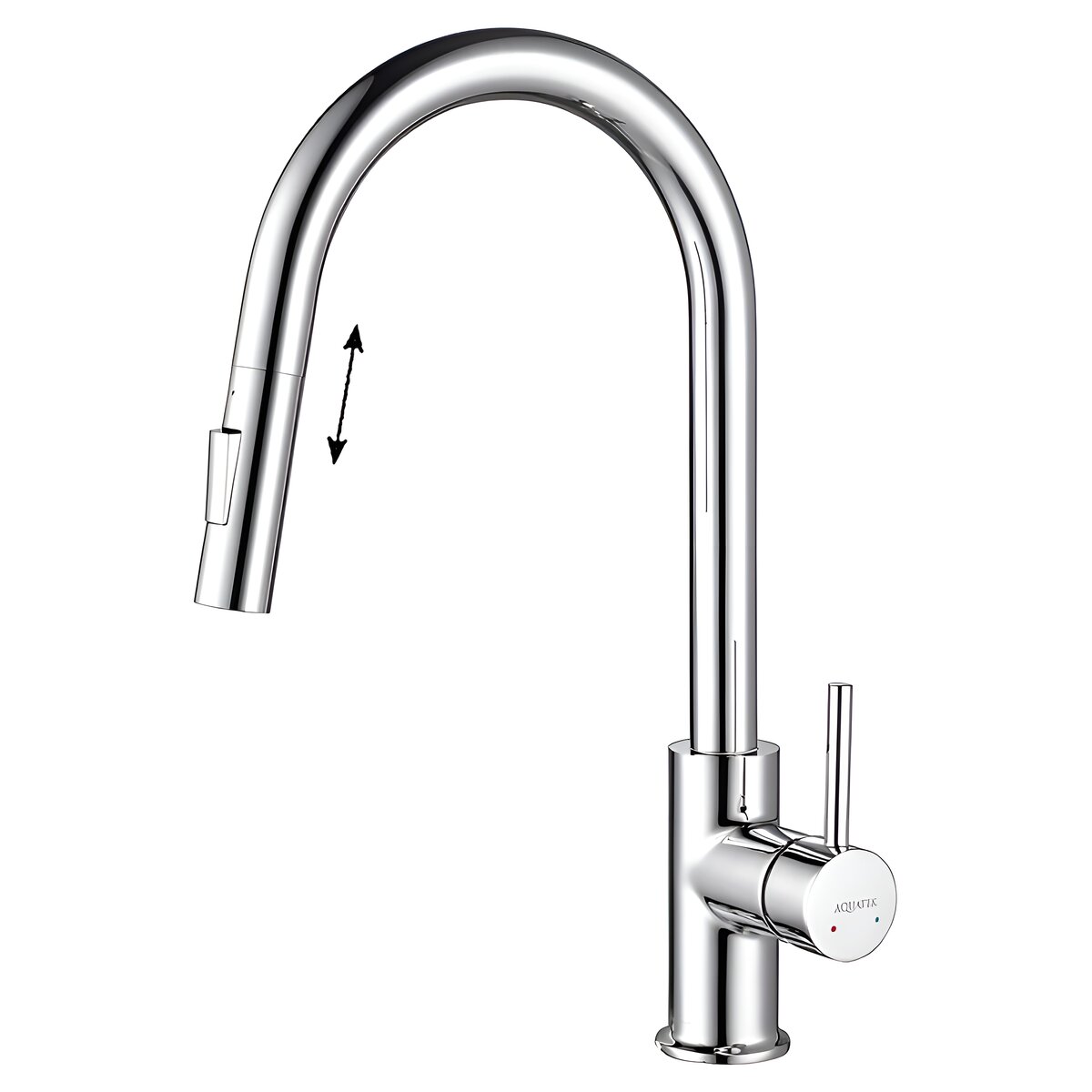Изображение товара Смеситель для кухонной мойки Aquatek Европа AQ1384CR цвет хром