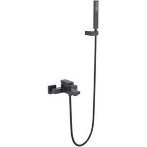 Изображение товара Смеситель для ванны и душа Aquatek Либра AQ1649CR, черный матовый, Россия
