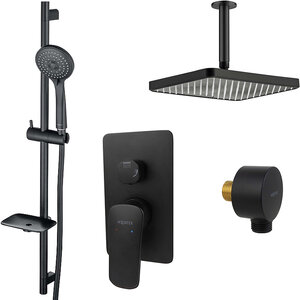 Изображение товара Душевая система Aquatek Вега AQ1072MB, черный матовый