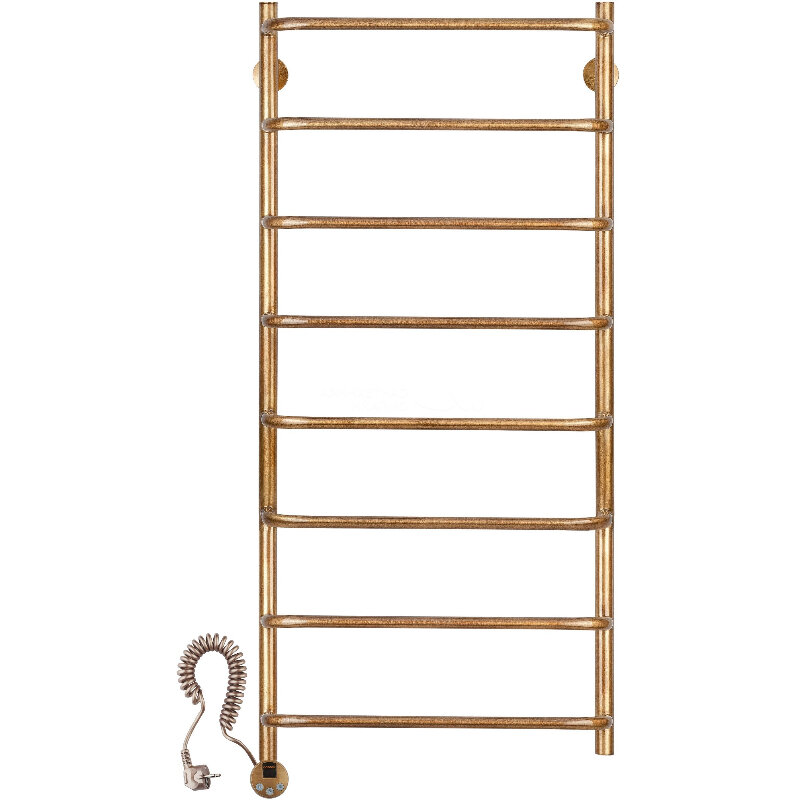 Изображение товара Полотенцесушитель электрический Secado Мерида 1 4603777463564/4603777463571, ширина 40 см, высота 100 см, ТЭН слева/справа, цвет бронза