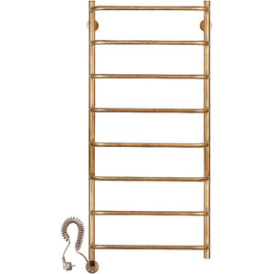 Изображение товара Полотенцесушитель электрический Secado Мерида 1 4603777463564/4603777463571, ширина 40 см, высота 100 см, ТЭН слева/справа, цвет бронза