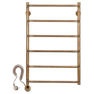 Изображение товара Электрический полотенцесушитель Secado Мерида 1 60х80 см с ТЭН и бронзовым цветом