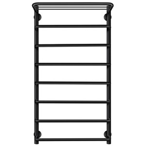 Изображение товара Полотенцесушитель водяной Secado Мерида 1 СП, 4673739225332, ширина 50 см, высота 100 см, с полкой, черный матовый