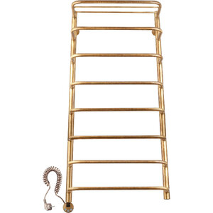 Изображение товара Полотенцесушитель электрический Secado Мерида 2 4603777478049/4603777463823, ширина 50 см, высота 100 см, ТЭН слева/справа, с полкой, цвет бронза