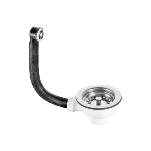 Изображение товара Слив-перелив для кухонный мойки McAlpine OF2-113SCL, цвет хром