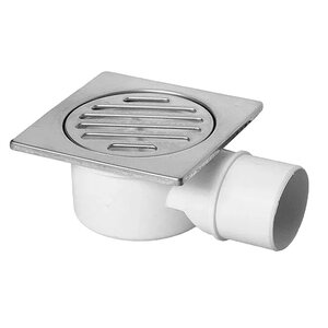 Изображение товара Трап McAlpine MRFG4 100x100 мм, комбинированный, перфорированная решетка из нержавеющей стали