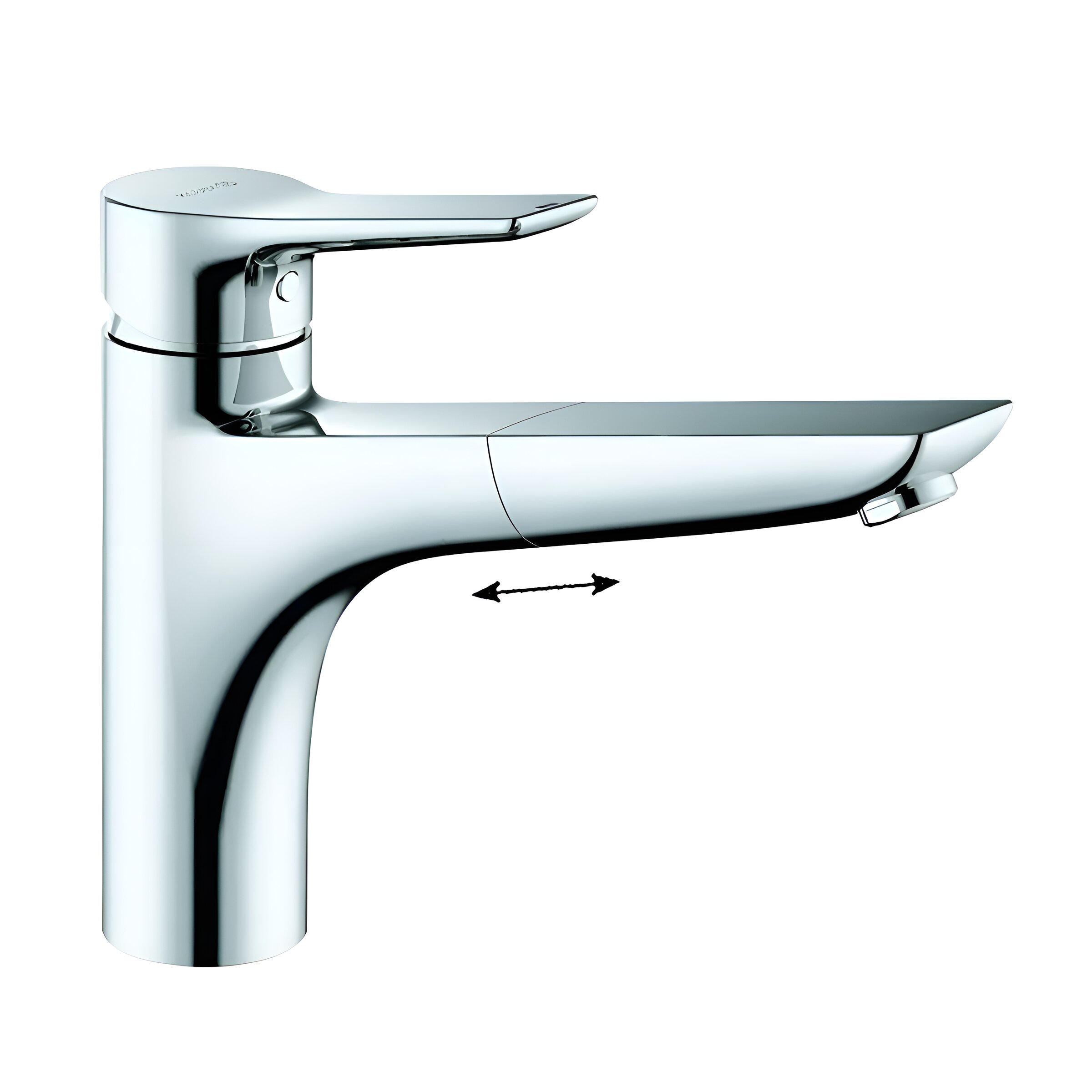 Изображение товара Смеситель для кухонной мойки Kludi Mix с выдвижным изливом хром