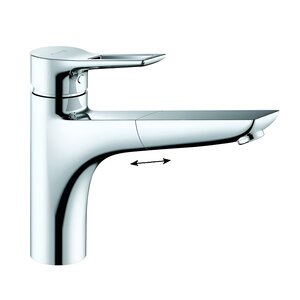 Изображение товара Смеситель для кухонной мойки Kludi Mix 329440562 с выдвижным изливом