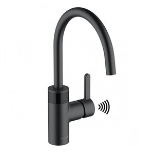Изображение товара Смеситель для кухни Kludi E-GO сенсорный черный матовый 422006675