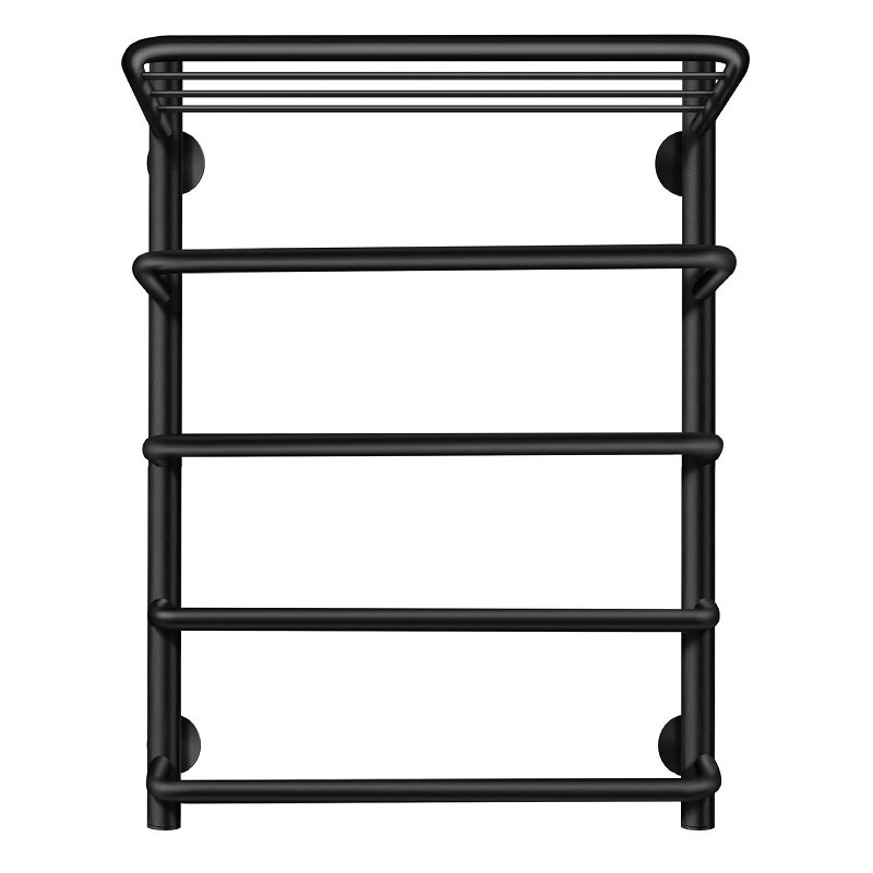 Изображение товара Водяной полотенцесушитель Secado Мерида 2 СП 40x60 см с полкой черный матовый Изображение товара Водяной полотенцесушитель Secado Мерида 2 СП 40x60 см с полкой черный матовый