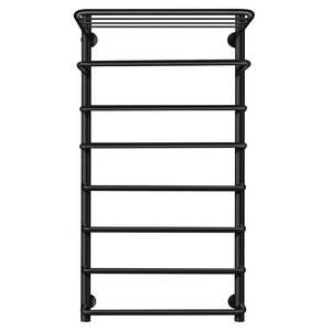 Изображение товара Полотенцесушитель водяной Secado Мерида 2 СП, 4673739225691, ширина 50 см, высота 100 см, с полкой, черный матовый