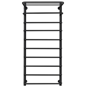 Изображение товара Полотенцесушитель водяной Secado Мерида 2 СП, 4673739225738, ширина 60 см, высота 120 см, с полкой, черный матовый