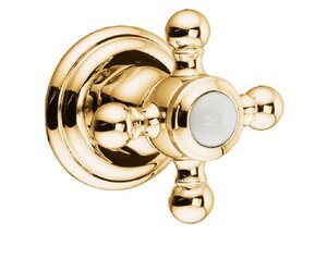 Изображение товара Переключатель потоков Kludi 1926 518494520, внешняя часть, позолоченный 23 карат