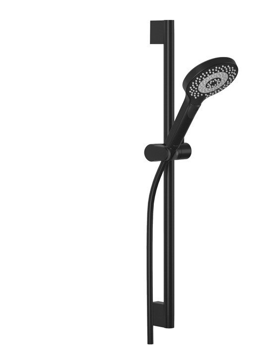 Изображение товара Душевой гарнитур Kludi Dive 6963039-00, 3 режима струи, черный матовый