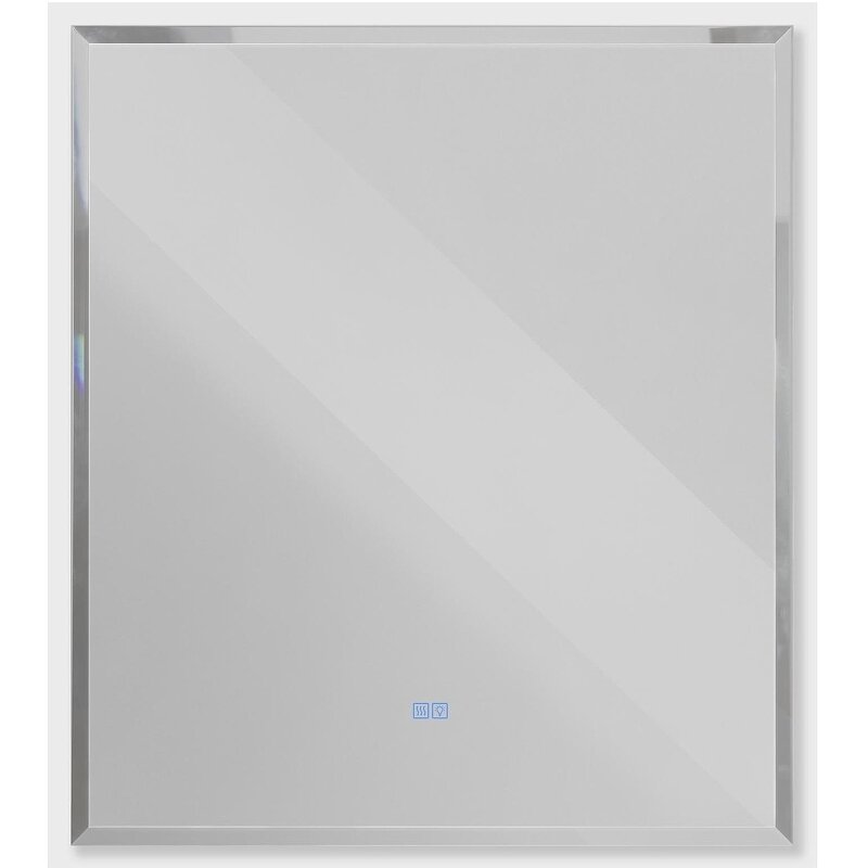 Изображение товара Зеркало интерьерное Cezares Interni CZR-SPC-INT-800-900-LED-TCH-WARM-BL, 80 см, с LED подсветкой и сенсорным выключателем, Bianco Lucido