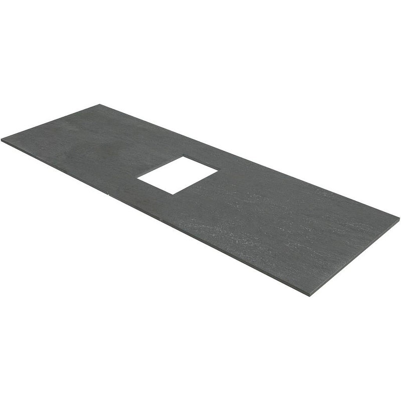 Изображение товара Столешница Allen Brau Priority 115.8x40.8 см керамогранит графит стеклообразная поверхность