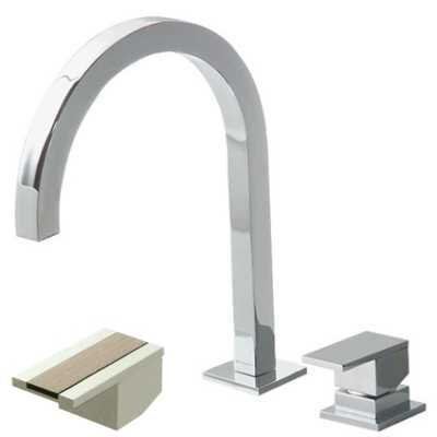 Изображение товара Смеситель Bandini Ice Cube 750720PN02LR для раковины с белым дубом