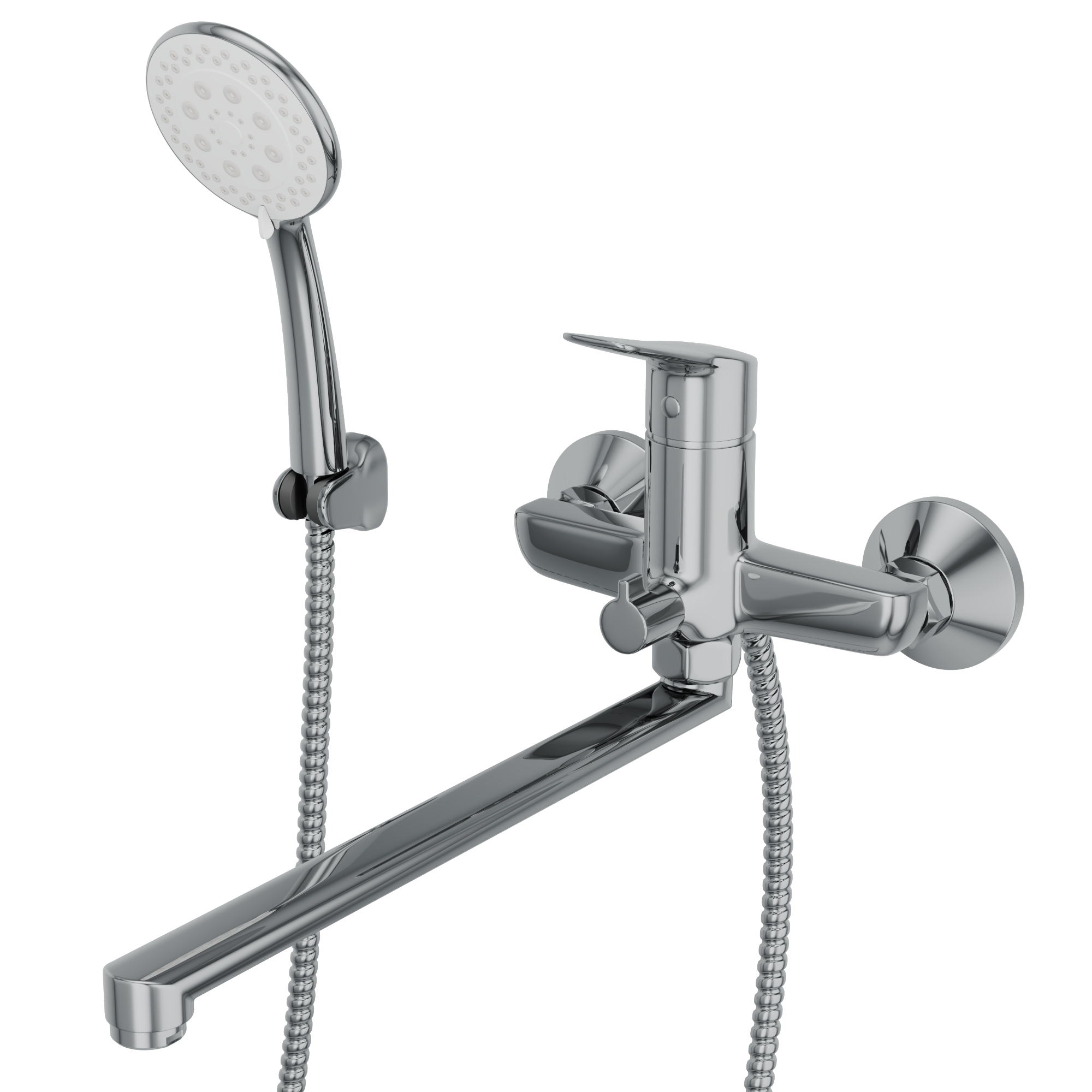 Изображение товара Смеситель для ванны и душа Rush Samui SA0930-51 хром с душевым гарнитуром