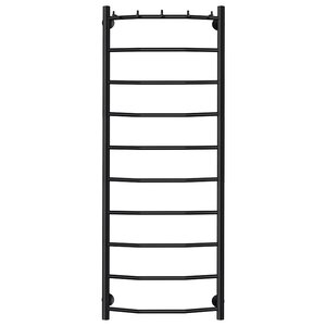 Изображение товара Полотенцесушитель водяной Secado Милан 1 К, 4673739226339, ширина 60 см, высота 120 см, с крючками, черный матовый