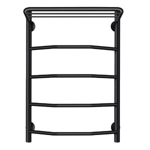 Изображение товара Полотенцесушитель водяной Secado Милан 1 СП, 4673739226360, ширина 60 см, высота 60 см, с полкой, черный матовый