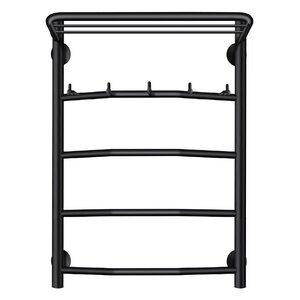 Изображение товара Полотенцесушитель водяной Secado Милан 1 КСП, 50x60 см, черный матовый с полкой