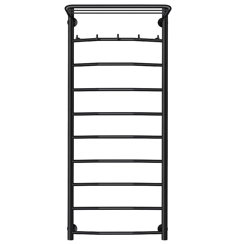 Изображение товара Полотенцесушитель водяной Secado Милан 1 КСП, 4673739226575, ширина 60 см, высота 120 см, с крючками, с полкой, черный матовый Изображение товара Полотенцесушитель водяной Secado Милан 1 КСП, 4673739226575, ширина 60 см, высота 120 см, с крючками, с полкой, черный матовый