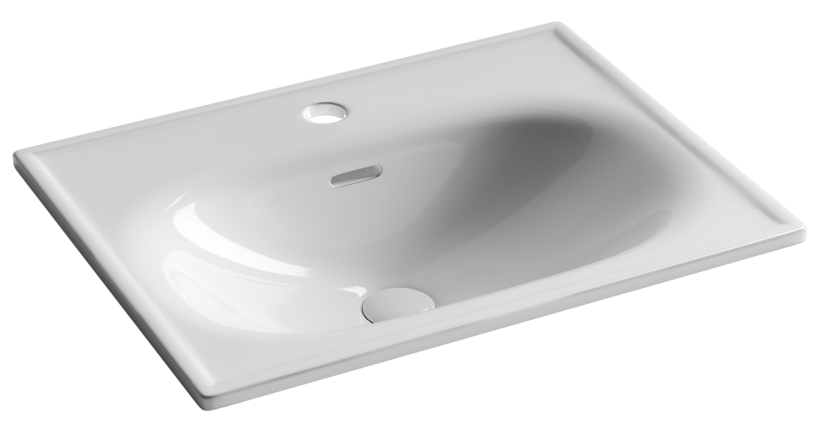 Изображение товара Раковина Ceramicanova Sabo CN13001, 60 см, сантехфарфор, белый