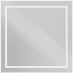 Изображение товара Зеркало BelBagno Kraft SPC-KRAFT-800-800-SENS-AL, 80 см, с LED подсветкой, с сенсорным выключателем, цвет рамы сатин