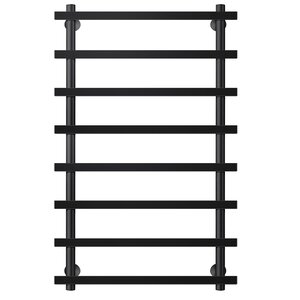 Изображение товара Полотенцесушитель водяной Secado Понтида 1, 4673739227121, ширина 50 см, высота 100 см, черный матовый, 100x40x50