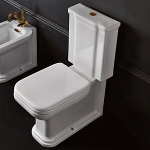 Изображение товара Напольный унитаз Kerasan Waldorf, фурнитура бронза, 411701/418101/750993/760393