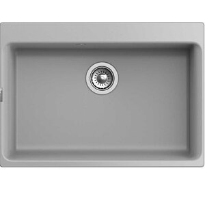 Изображение товара Кухонная мойка Rivelato Axel Х-70 grigio metallizzato, искусственный камень, 70 см, серый металлик