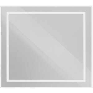 Изображение товара Зеркало BelBagno Kraft SPC-KRAFT-900-800-SENS-AL, 90 см, с LED подсветкой, с сенсорным выключателем, цвет рамы сатин