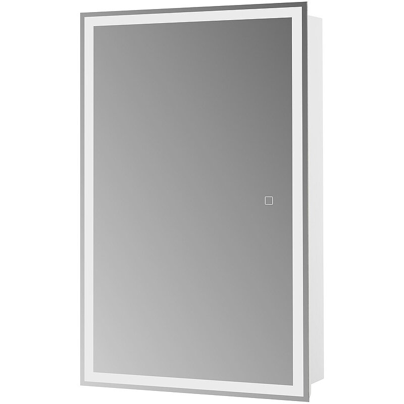 Изображение товара Зеркальный шкаф BelBagno SPC-GRT-500/800-1A-LED-TCH, 50 см, с LED подсветкой, белый Изображение товара Зеркальный шкаф BelBagno SPC-GRT-500/800-1A-LED-TCH, 50 см, с LED подсветкой, белый