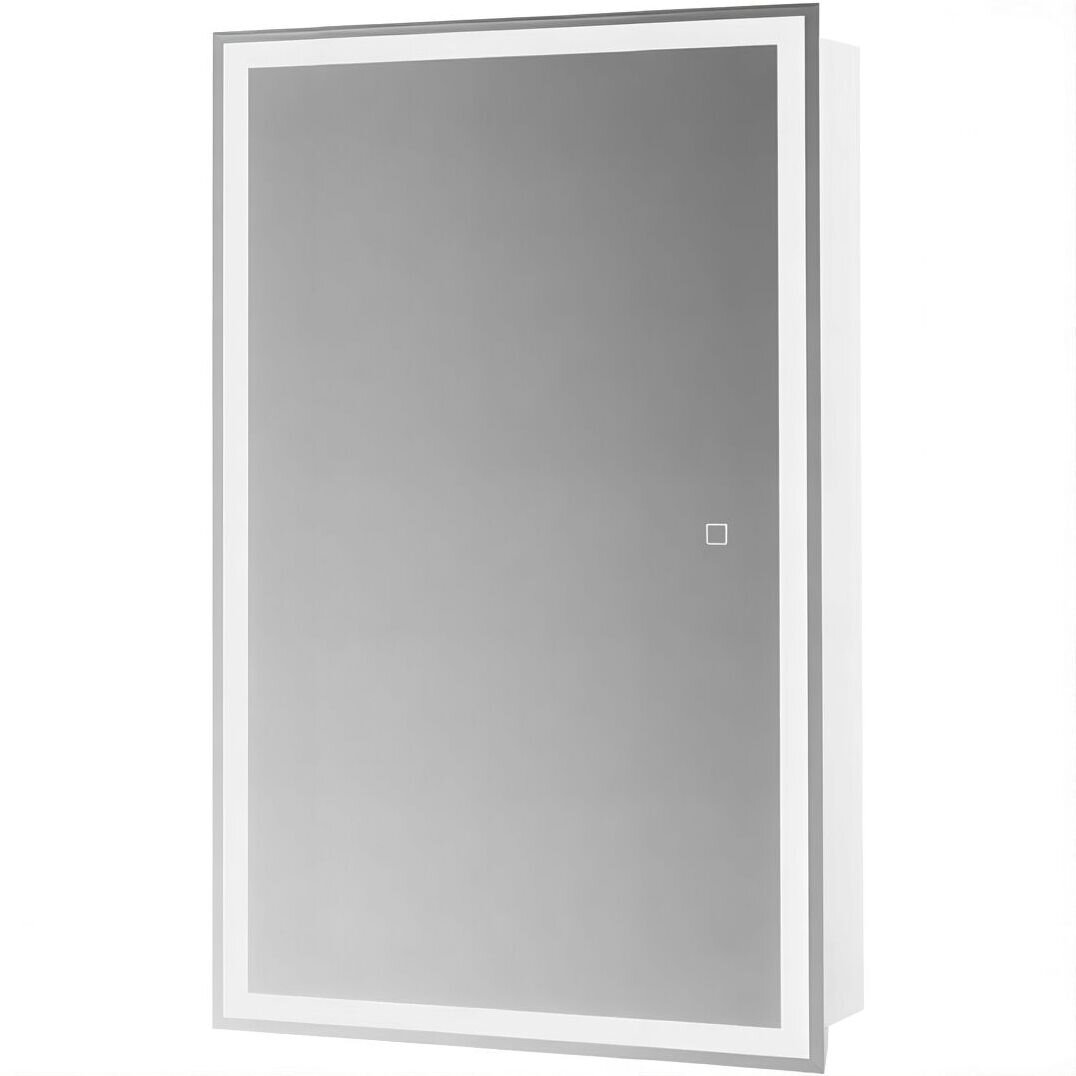 Изображение товара Зеркальный шкаф BelBagno SPC-GRT-500/800-1A-LED-TCH, 50 см, с LED подсветкой, белый Изображение товара Зеркальный шкаф BelBagno SPC-GRT-500/800-1A-LED-TCH, 50 см, с LED подсветкой, белый