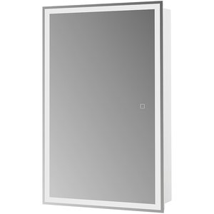 Изображение товара Зеркальный шкаф с LED подсветкой BelBagno SPC-GRT-500/800-1A-LED-TCH, 50 см, белый